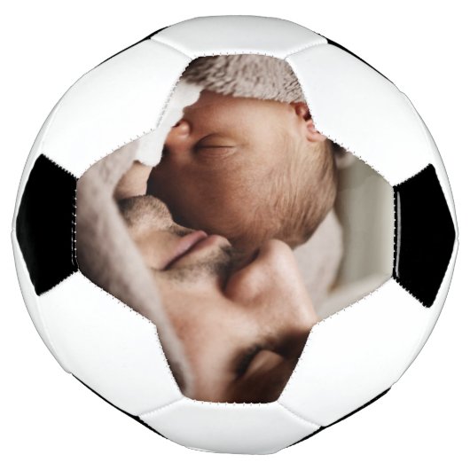 Aangepaste persoonlijke foto voetbal (Gedraaid)