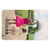 Aangepaste persoonlijke foto voor kinderen bevesti magneet (Horizontaal)