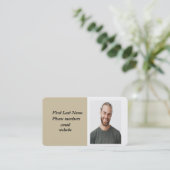 Aangepaste persoonlijke foto Wolf Totem Visitekaartje (Staand voorkant)