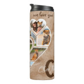 Aangepaste persoonlijke foto's en offertes op maat thermosbeker (Geroteerd rechts)