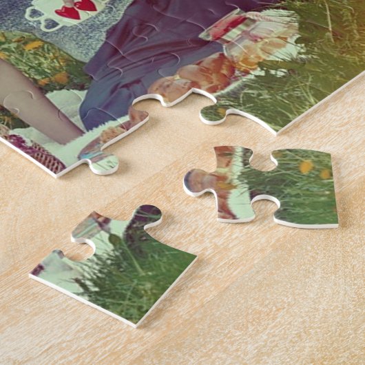 Aangepaste persoonlijke foto's met eenvoudige Sjab Legpuzzel (Zijkant)