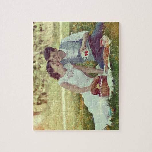 Aangepaste persoonlijke foto's met eenvoudige Sjab Legpuzzel (Verticaal)