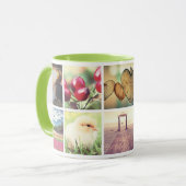 Aangepaste persoonlijke foto's mok (Voorkant links)