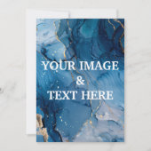 Aangepaste persoonlijke fotouitnodiging kaart (Voorkant)