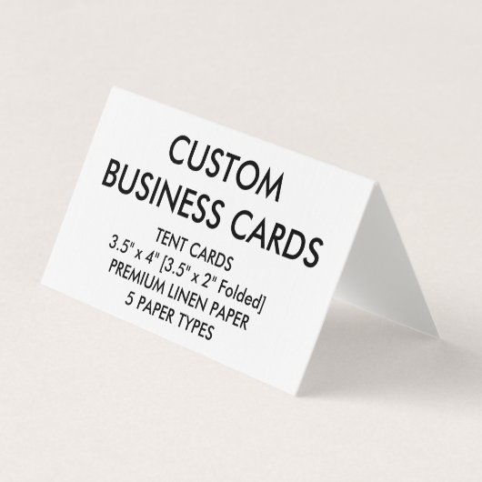 Aangepaste persoonlijke gevouwen Visitekaartjes vo (Voorkant)