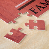 Aangepaste persoonlijke gezinshereniging binnenshu legpuzzel (Zijkant)