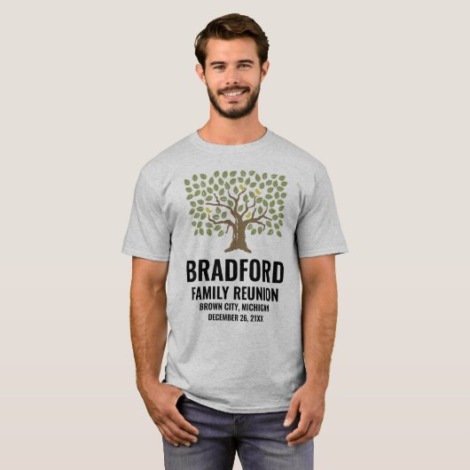 Aangepaste persoonlijke gezinshereniging t-shirt (Voorkant volledig)