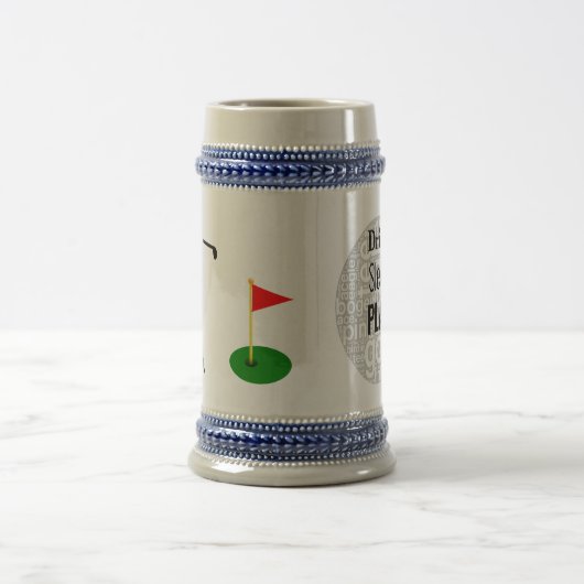 Aangepaste persoonlijke Golf Beer Mok (Center)