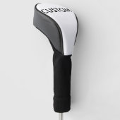 Aangepaste persoonlijke Golf Club Hoesje Blanco Sj Golfheadcover (Schuin)