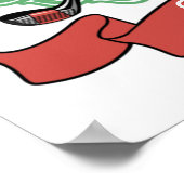 Aangepaste persoonlijke GolfPosters Poster (Hoek)