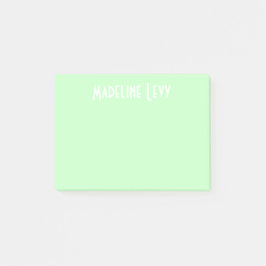 Aangepaste persoonlijke Groene Post met naam Post-it® Notes