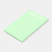 Aangepaste persoonlijke Groene Post met naam Post-it® Notes (Schuin)