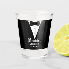 Aangepaste persoonlijke Groomsmancadeautjes Shot Glas
