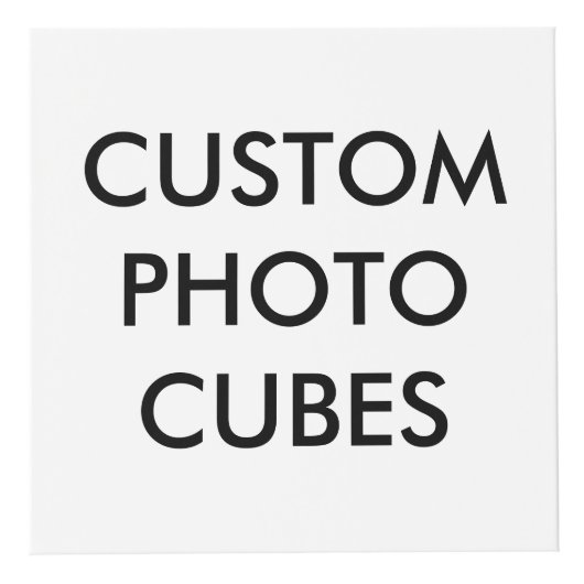 Aangepaste persoonlijke grote 4-inch fotokubus (Rechts)