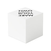 Aangepaste persoonlijke grote 4-inch fotokubus (Achter hoekig)