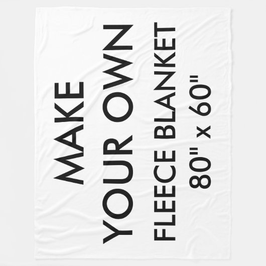 Aangepaste persoonlijke, grote 80 x 60-inch flatpa fleece deken (Voorkant)