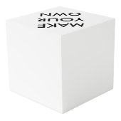 Aangepaste persoonlijke grote 8-inch fotokubus (Achter hoekig)