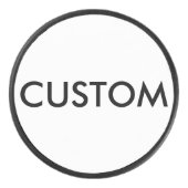 Aangepaste persoonlijke handige handtas met wieltj hockey puck (Voorkant)