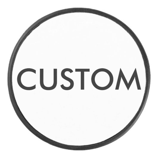 Aangepaste persoonlijke handige handtas met wieltj hockey puck (Voorkant)