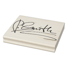 Aangepaste persoonlijke handtekening groot rubberstempel