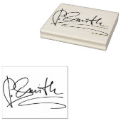 Aangepaste persoonlijke handtekening groot rubberstempel (Gestempeld)