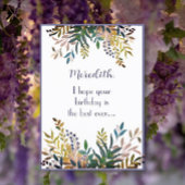 Aangepaste, persoonlijke Happy Birthday-dochterkaa Kaart