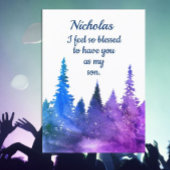 Aangepaste persoonlijke Happy Birthday-zoon Kaart