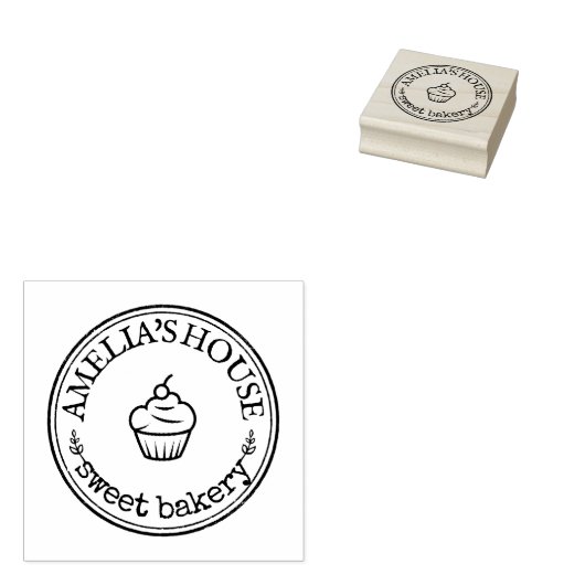Aangepaste persoonlijke homemade-Logo Rubberstempel (Gestempeld)