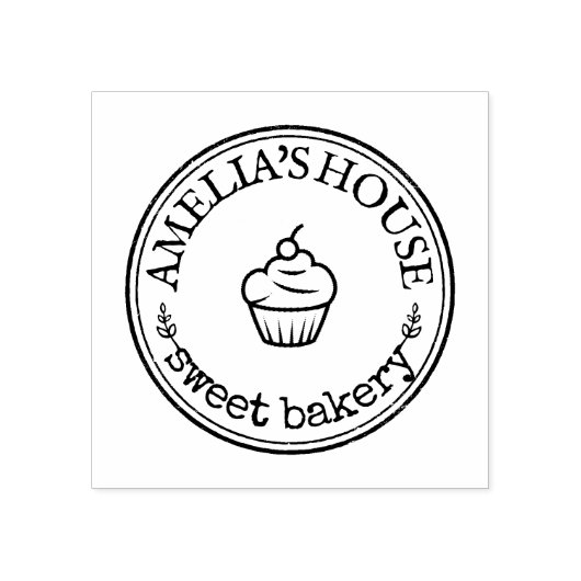 Aangepaste persoonlijke homemade-Logo Rubberstempel (Afrduk)