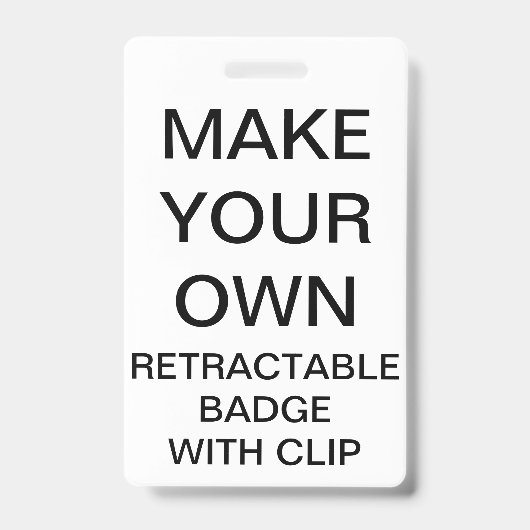 Aangepaste persoonlijke intrekbare BADGE en CLIP (Front)