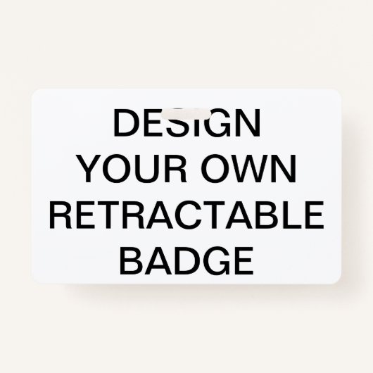 Aangepaste persoonlijke intrekbare BADGE en CLIP (Voorkant)