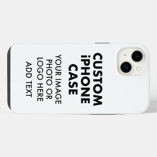 Aangepaste persoonlijke iPHONE 14 PLUS BUDGET iPhone Hoesje (Achterkant horizontaal)