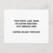 Aangepaste persoonlijke kaarten, maak uw eigen kaa feestdagenkaart (Voorkant)