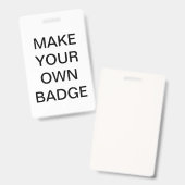 Aangepaste persoonlijke KANTOOR-GEBEURTENISIDENTIT Badge (Voor- en achterkant)