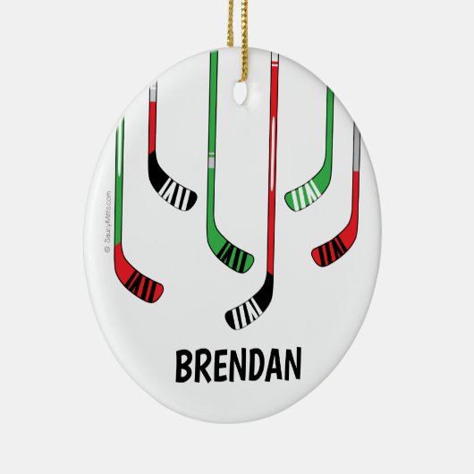 Aangepaste persoonlijke kerstversiering met hoofdl keramisch ornament (Rechts)