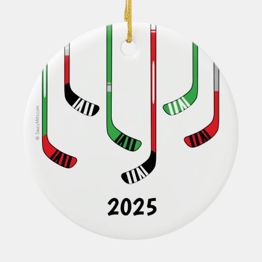 Aangepaste persoonlijke kerstversiering met hoofdl keramisch ornament (Achterkant)