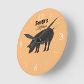 Aangepaste persoonlijke keuken- Logo Ronde Klok (Hoek)