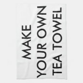 Aangepaste persoonlijke keuken-theehanddoeken theedoek (Verticaal)