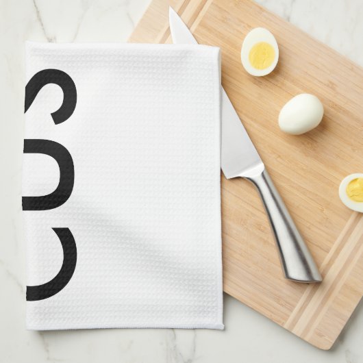 Aangepaste persoonlijke keukenhanddoeken blanco Sj (Quarter Fold)