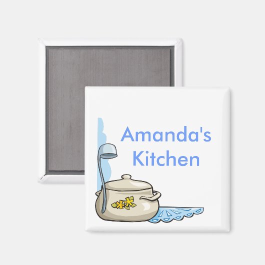 Aangepaste persoonlijke keukenmagneten magneet (Voorkant / Achterkant)