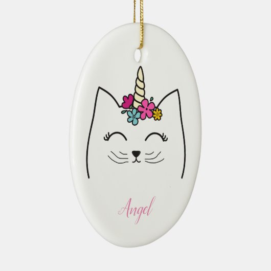 Aangepaste persoonlijke kinderwagen keramisch ornament (Rechts)