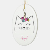 Aangepaste persoonlijke kinderwagen keramisch ornament (Links)