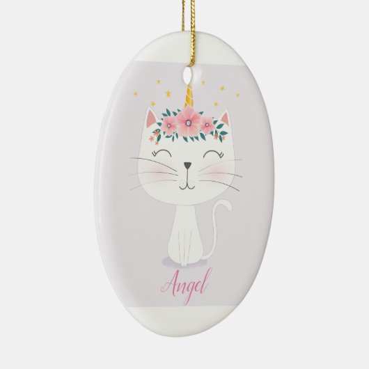 Aangepaste persoonlijke kinderwagen keramisch ornament (Rechts)