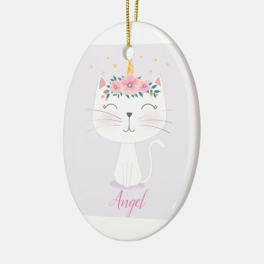 Aangepaste persoonlijke kinderwagen keramisch ornament (Links)