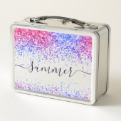 Aangepaste persoonlijke kleurrijke glitter-spaarkj (Achterkant)