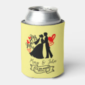 Aangepaste persoonlijke Koelbox voor bier voor bru Blikjeskoeler (Blikje Voorkant)