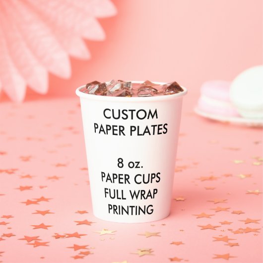 Aangepaste persoonlijke kopjes voor partijpapier ( papieren bekers (Insitu)