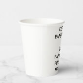 Aangepaste persoonlijke kopjes voor partijpapier ( papieren bekers (Rechts)