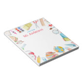 Aangepaste persoonlijke laptop voor docenten notitieblok (Schuin)