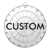 Aangepaste, persoonlijke lege dartboard-Sjabloon Dartbord (Voorkant)